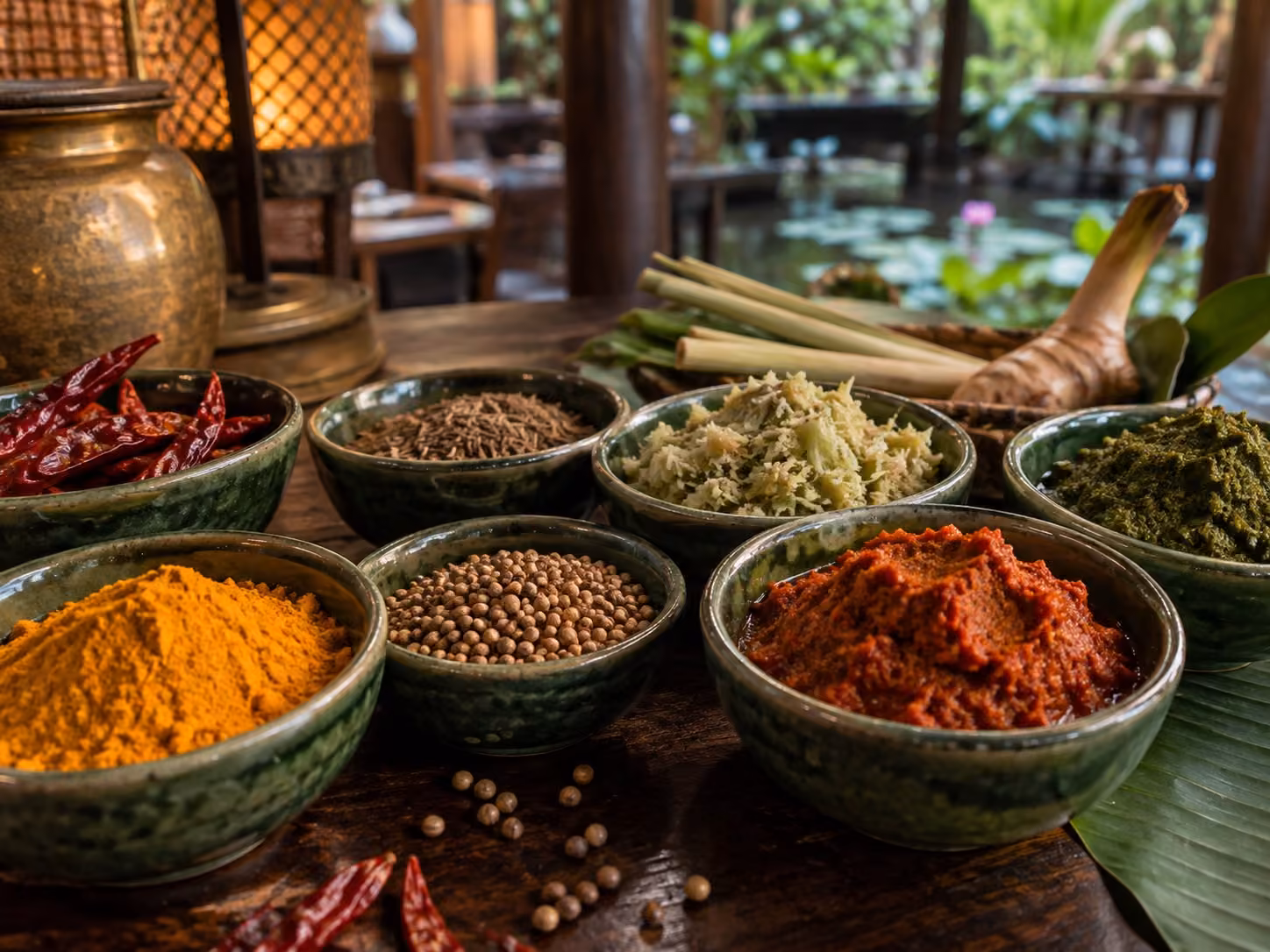 Taller de curry verde