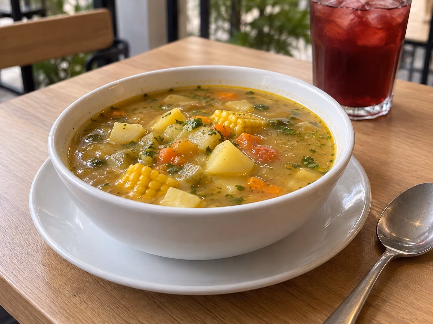 Porción de sopa
